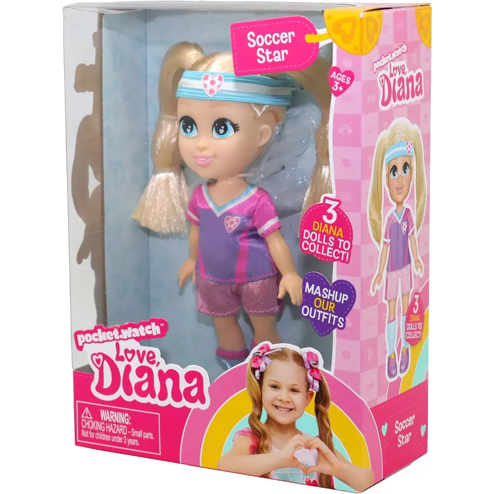 Love Diana 6-Inch Doll Soccer Star