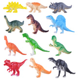 Power Joy Animal Worldz Dinosaur Figures 4 Inch 6-Piece Set - Dinosaur Toys for Kids