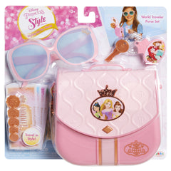 Disney Princess Style Collection World Traveler Purse Set Kids Pretend Play