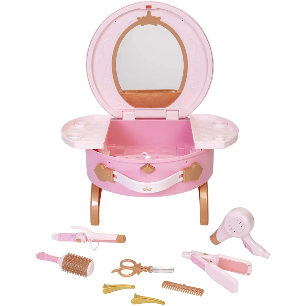 Disney Princess Style Travel Vanity Set for Kids