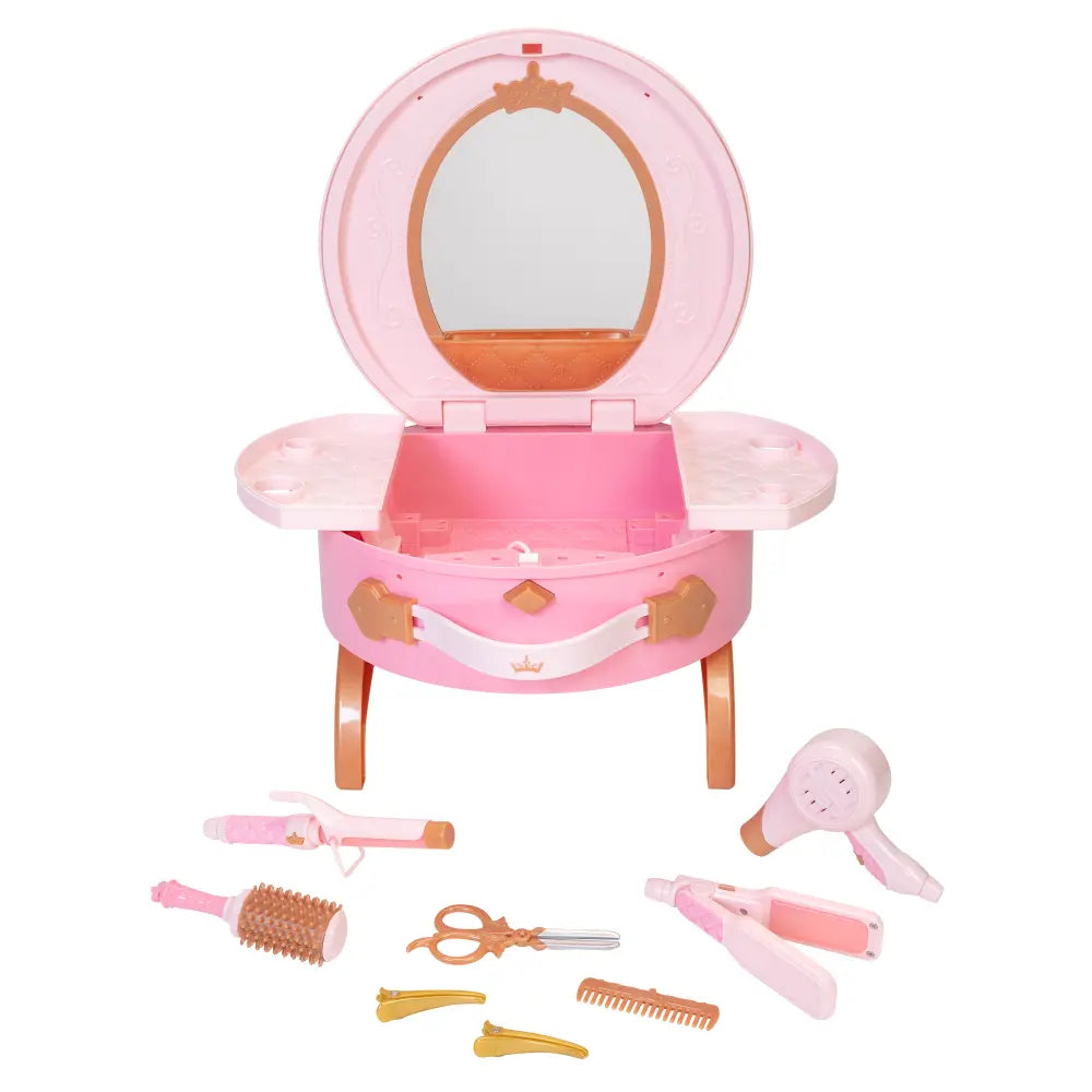 Disney Princess Style Travel Vanity Set for Kids