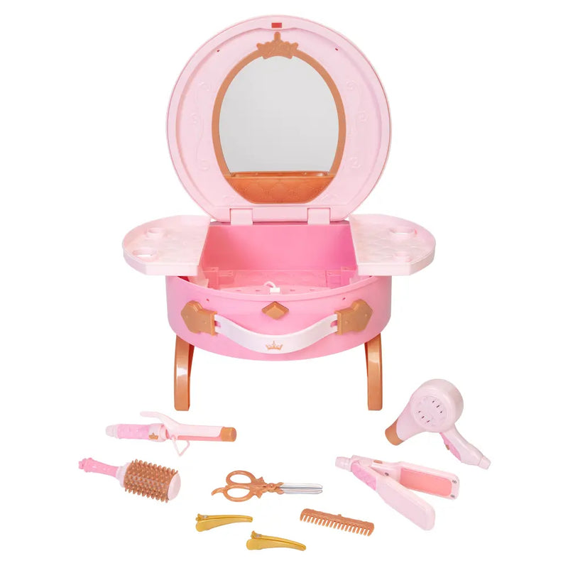 Disney Princess Style Travel Vanity Set for Kids