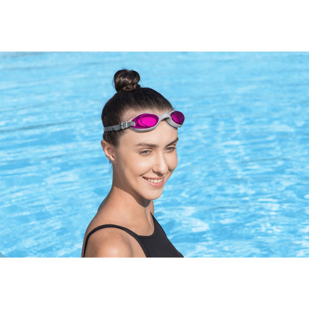 Bestway HydroPro Goggles Activewear With UV Protective Coating, 100% Latex Free