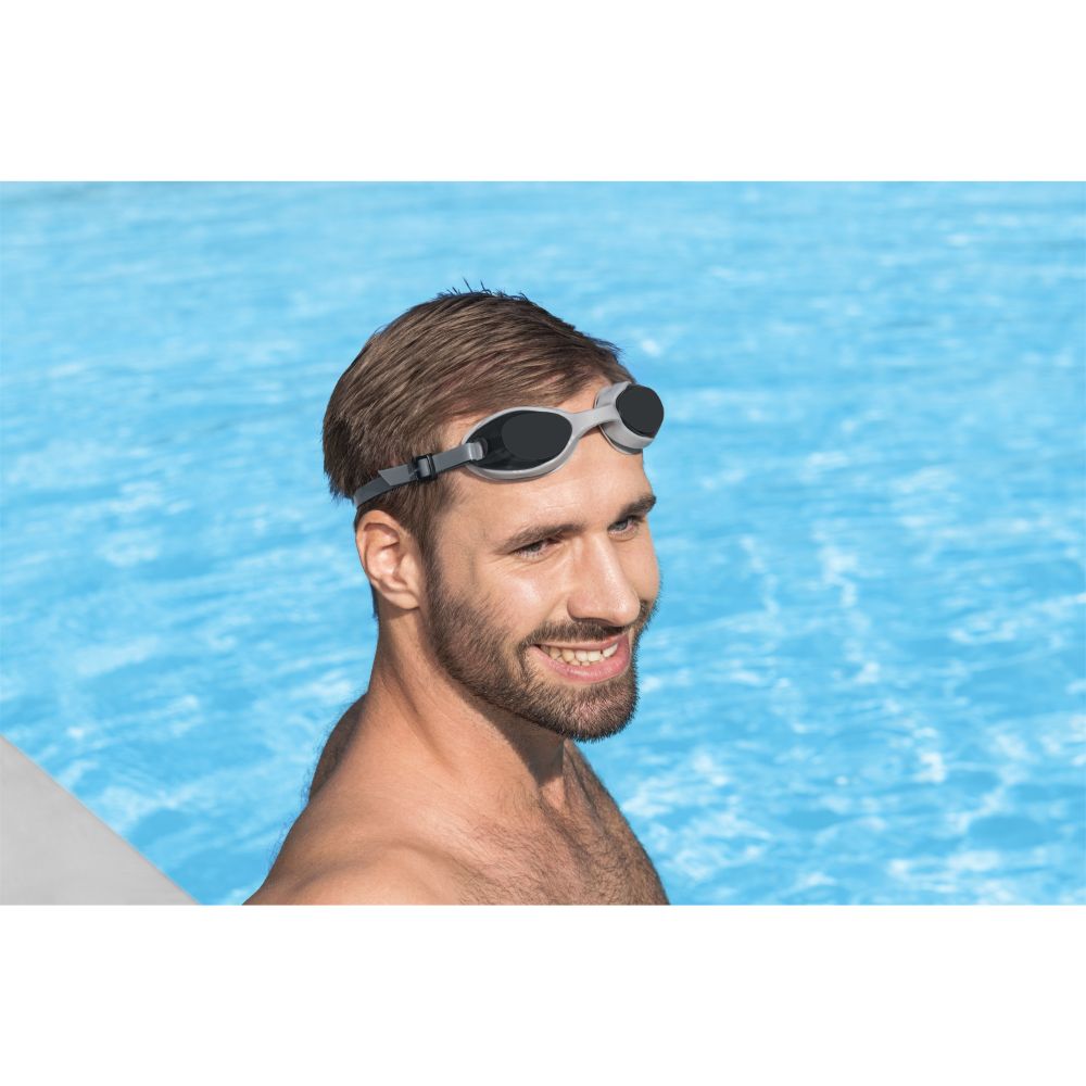 Bestway HydroPro Goggles Activewear With UV Protective Coating, 100% Latex Free