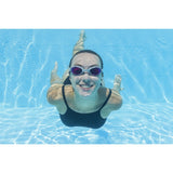 Bestway HydroPro Goggles Activewear With UV Protective Coating, 100% Latex Free