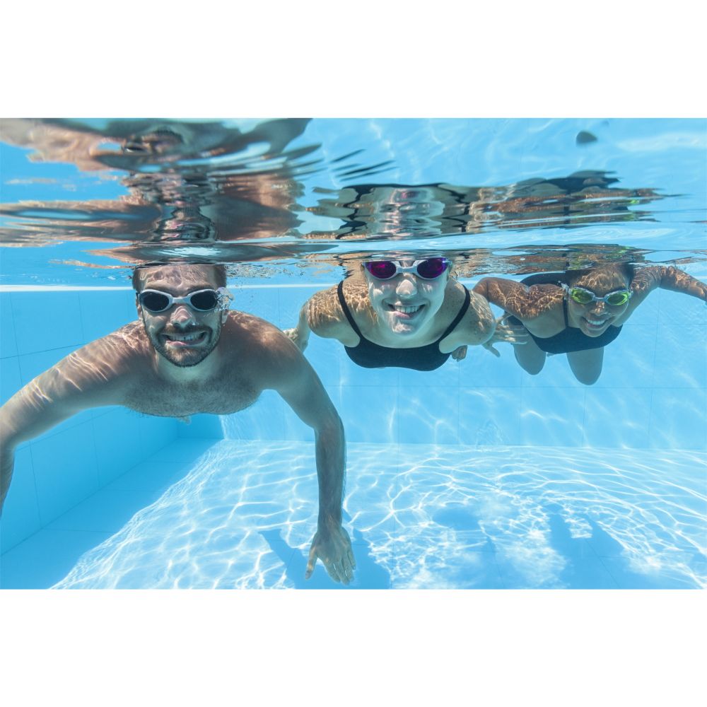 Bestway HydroPro Goggles Activewear With UV Protective Coating, 100% Latex Free