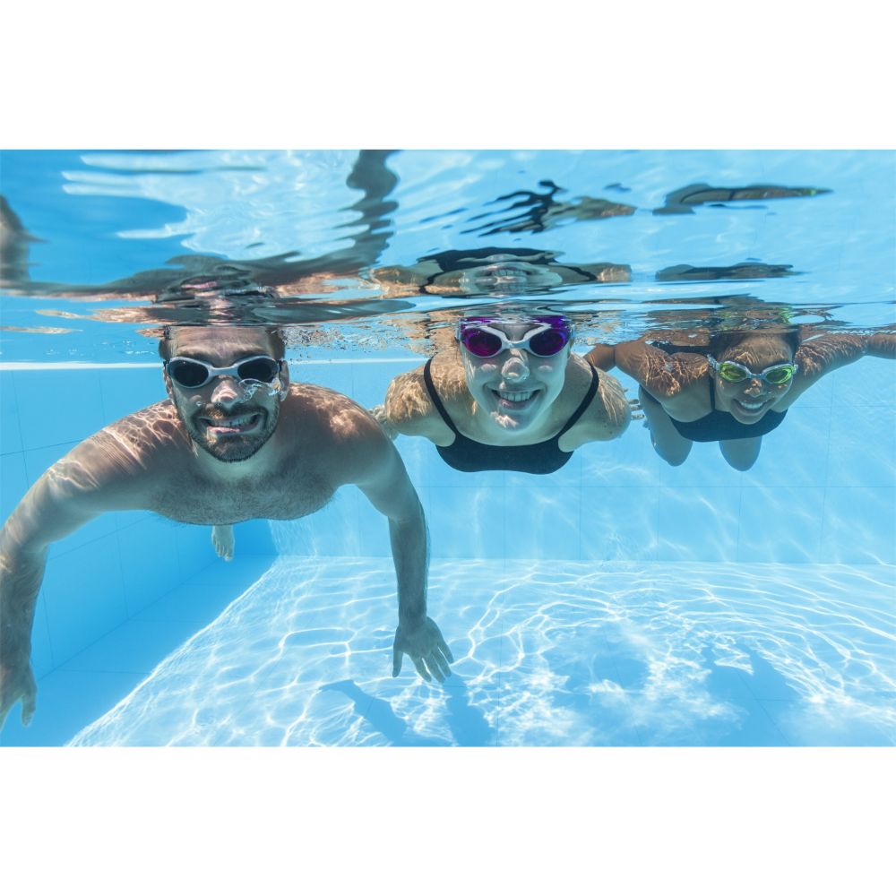 Bestway HydroPro Goggles Activewear With UV Protective Coating, 100% Latex Free