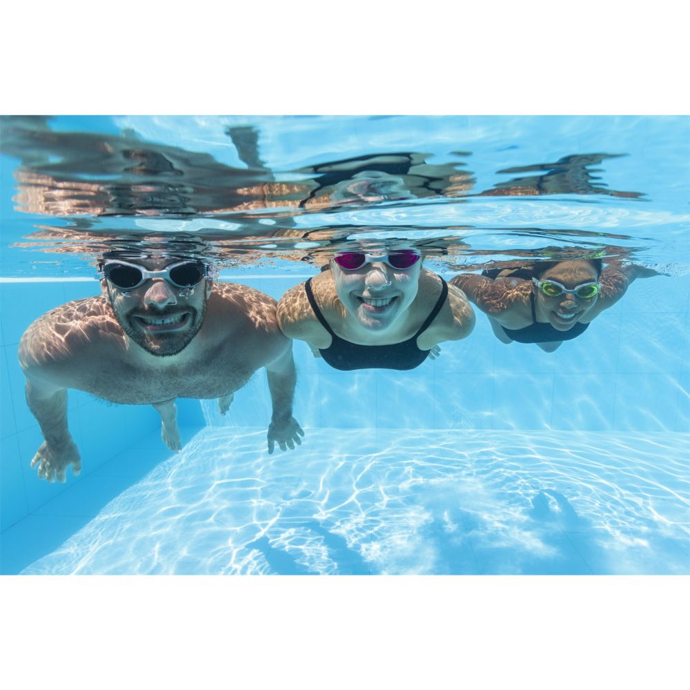 Bestway HydroPro Goggles Activewear With UV Protective Coating, 100% Latex Free