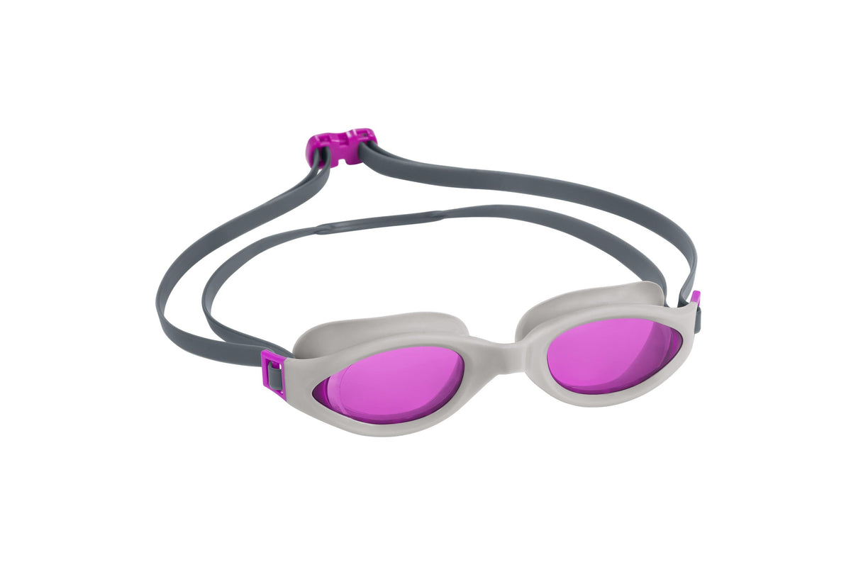 Bestway Hydro-Swim IX-1400 3 Pieces Adult Swim Goggles with Adjustable Strap, Anti-Fog & UV Protection