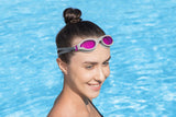 Bestway Hydro-Swim IX-1400 3 Pieces Adult Swim Goggles with Adjustable Strap, Anti-Fog & UV Protection