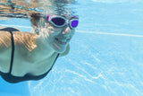 Bestway Hydro-Swim IX-1400 3 Pieces Adult Swim Goggles with Adjustable Strap, Anti-Fog & UV Protection