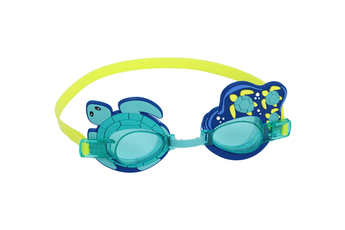 Bestway Character Swim Goggles Kids Adjustable, UV-Protective and Fun Designs Assortment