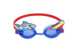 Bestway Character Swim Goggles Kids Adjustable, UV-Protective and Fun Designs Assortment