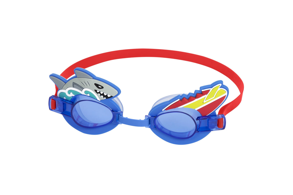 Bestway Character Swim Goggles Kids Adjustable, UV-Protective and Fun Designs Assortment