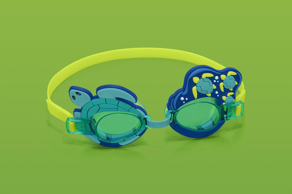 Bestway Character Swim Goggles Kids Adjustable, UV-Protective and Fun Designs Assortment