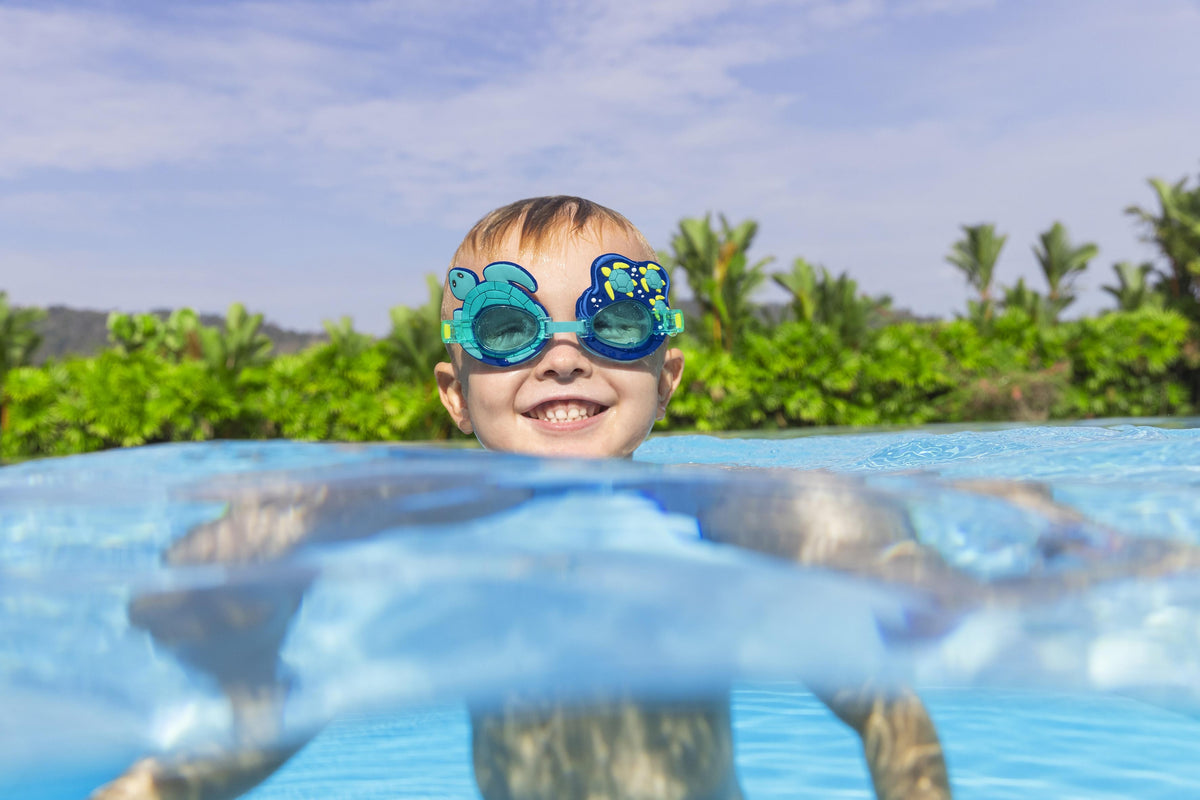 Bestway Character Swim Goggles Kids Adjustable, UV-Protective and Fun Designs Assortment