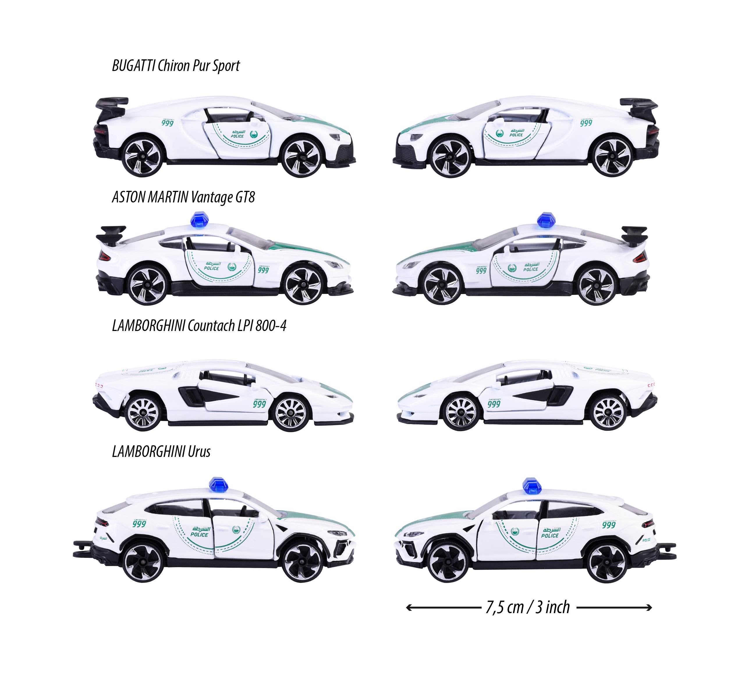 Dubai Police Deluxe Series  Blister Vehicles