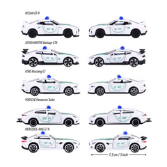 Dubai Police Majorette 5 Pieces Giftpack