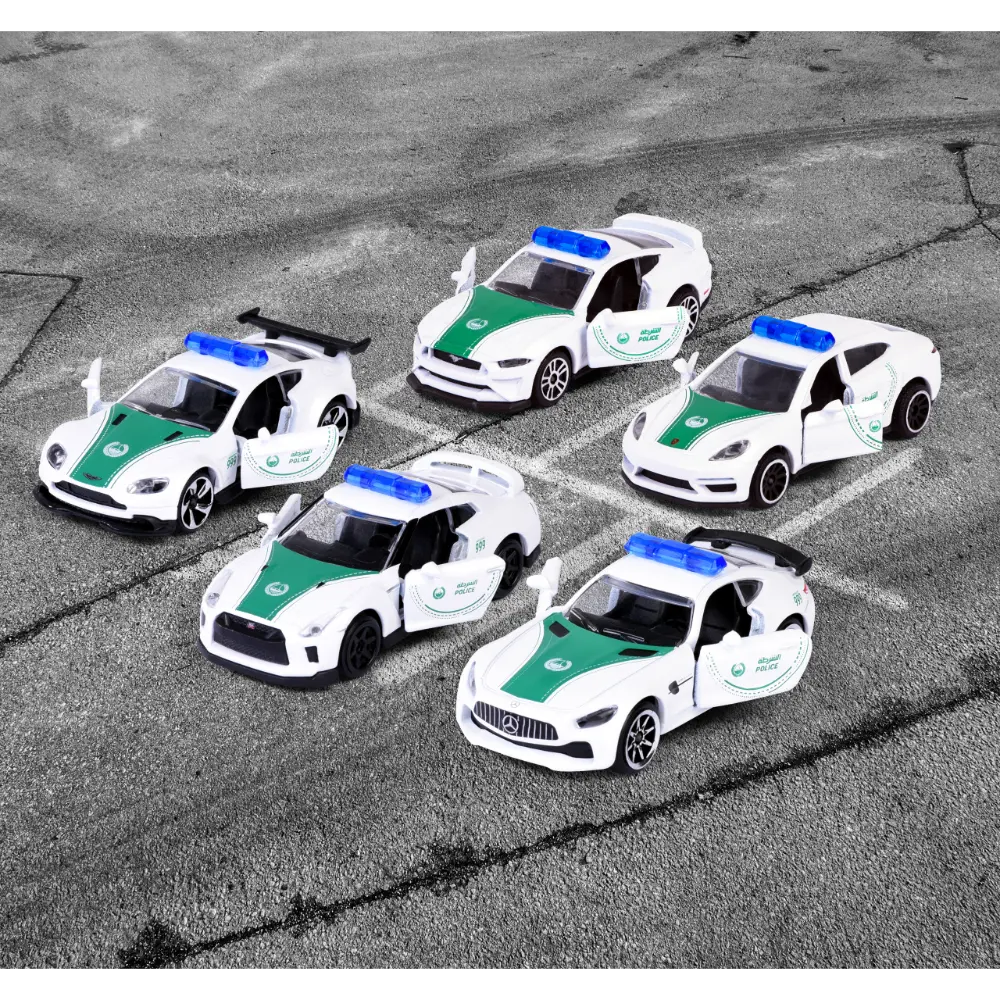 Dubai Police Majorette 5 Pieces Giftpack