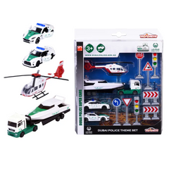 THEME SET Majorette Dubai Police S.O.S Theme Set