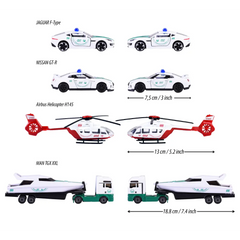 THEME SET Majorette Dubai Police S.O.S Theme Set
