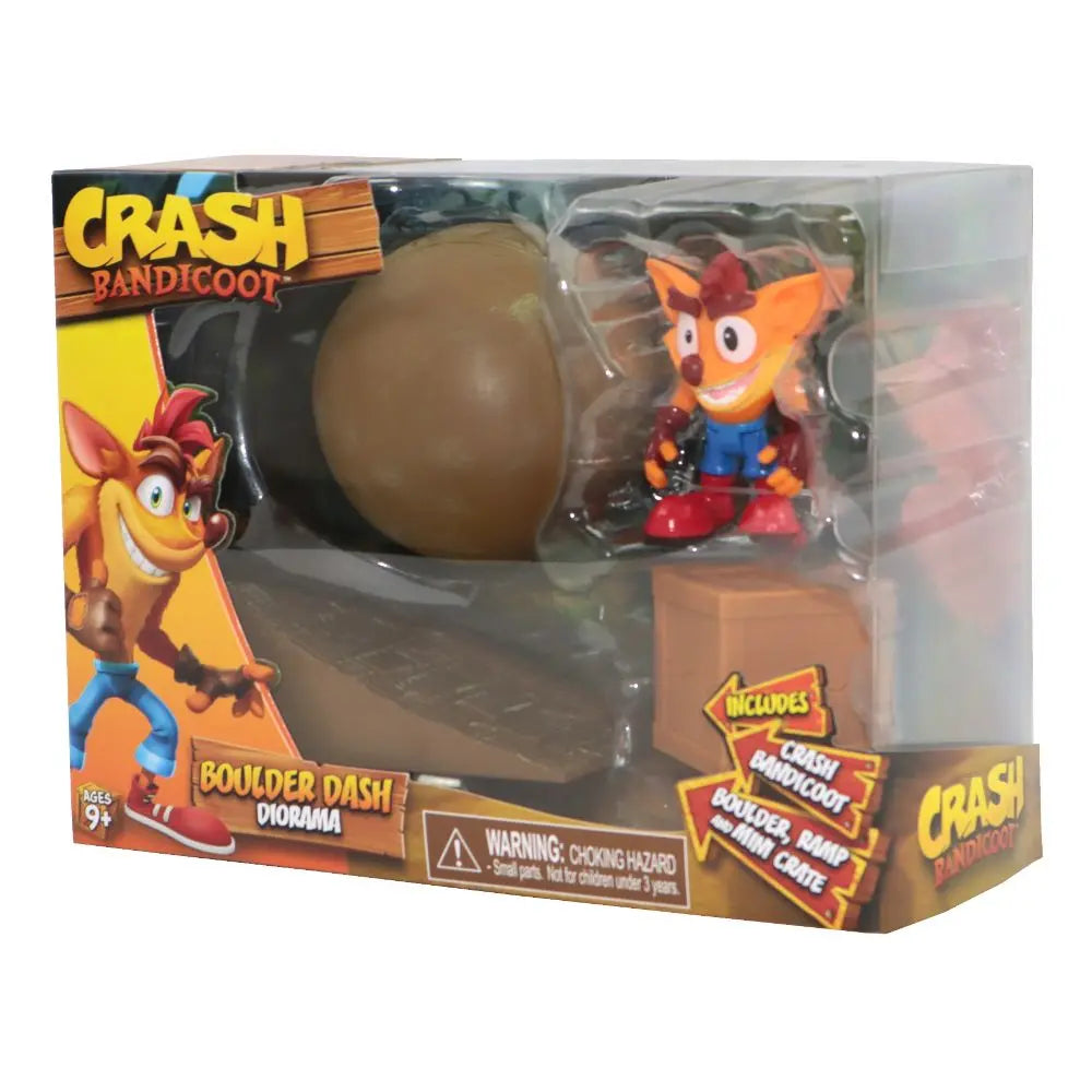Crash Bandicoot 2.5-Inch Boulder Dash Diorama