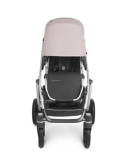 UPPAbaby Vista V2 Stroller Alice Dusty Pink Silver Frame Saddle Leather
