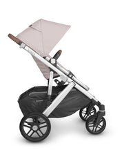 UPPAbaby Vista V2 Stroller Alice Dusty Pink Silver Frame Saddle Leather