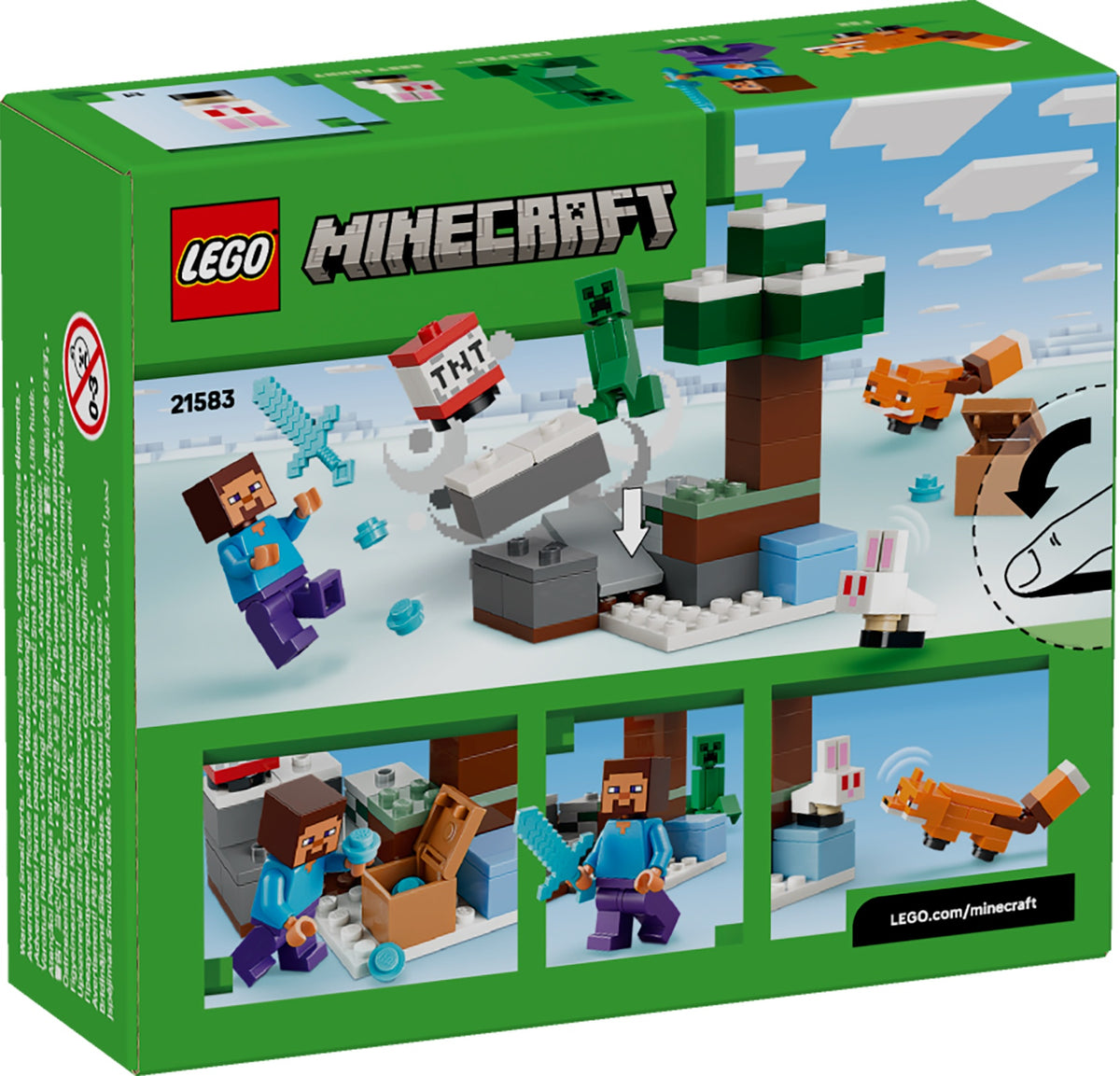 Lego Minecraft Steves Taiga Adventure