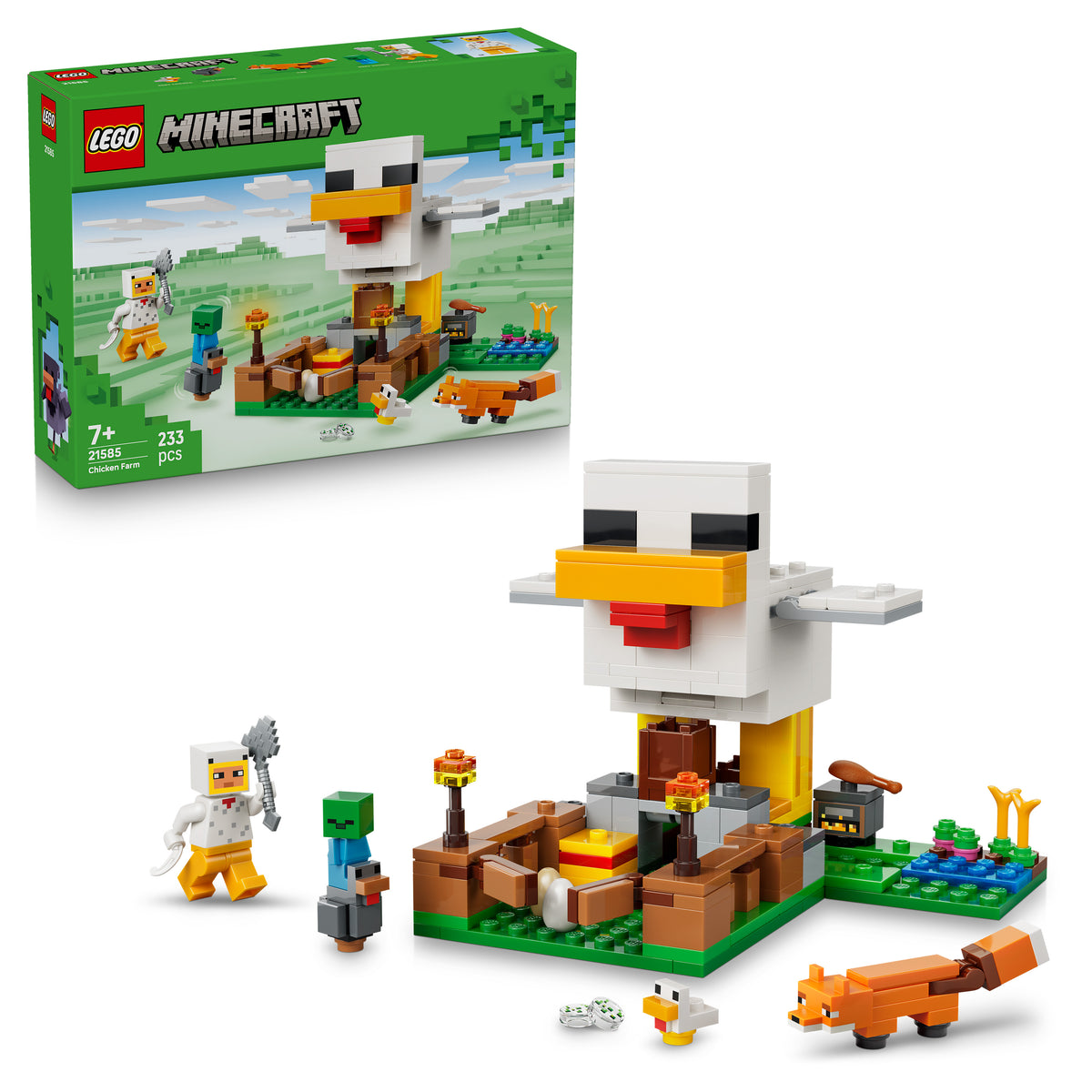 Lego Minecraft Chicken Farm Building Set 21585
