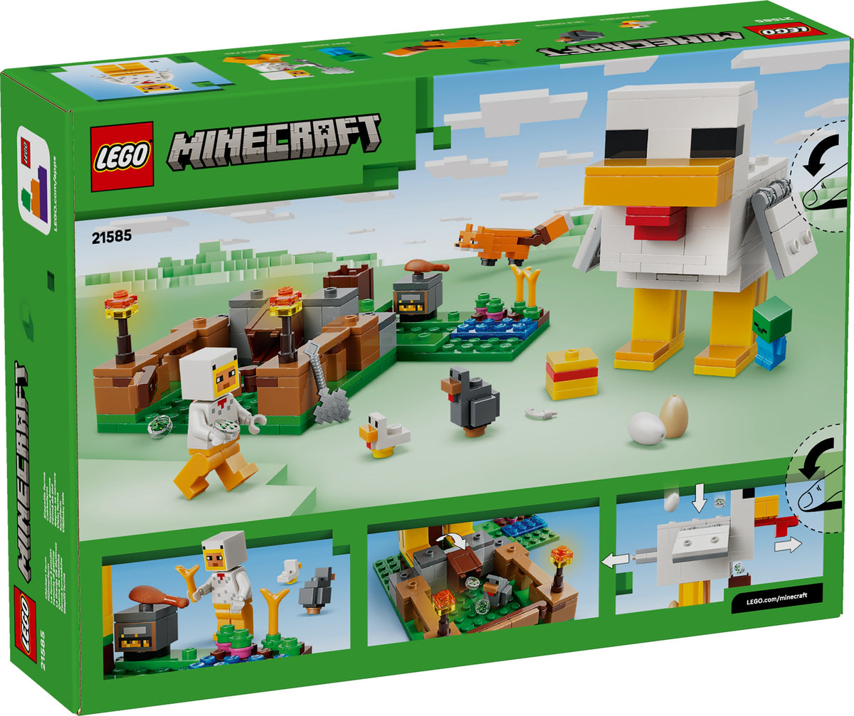Lego Minecraft Chicken Farm Building Set 21585