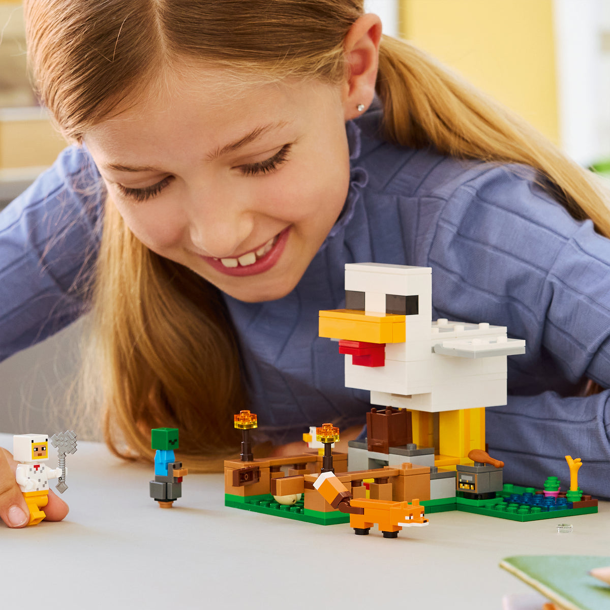 Lego Minecraft Chicken Farm Building Set 21585