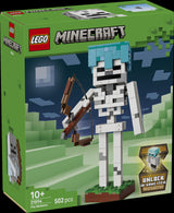 Lego Minecraft The Skeleton Gaming Display Set 21594
