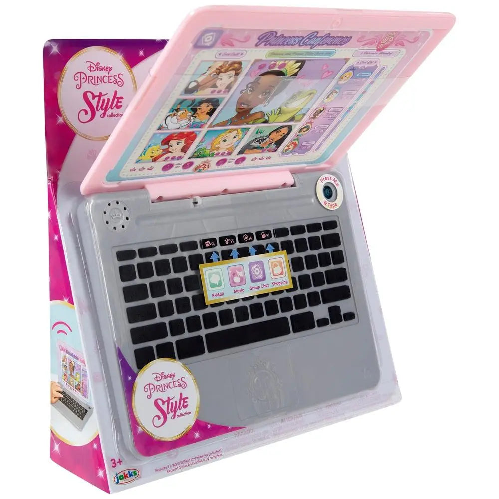 Disney Princess Style Play Laptop Travel Toys