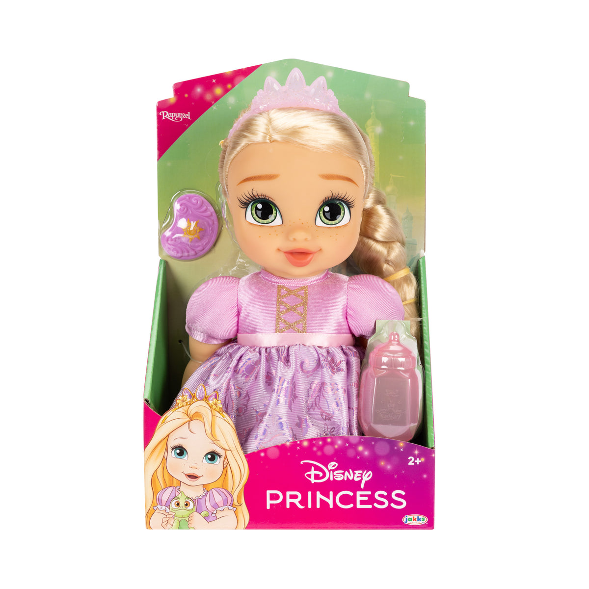 Disney Princess Rapunzel Deluxe Baby Doll with Tiara & Bottle