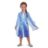 Disney Frozen Elsa Classic Costume for Girls Snow Queen Princess Fancy Dress Outfit, 3-4 Years