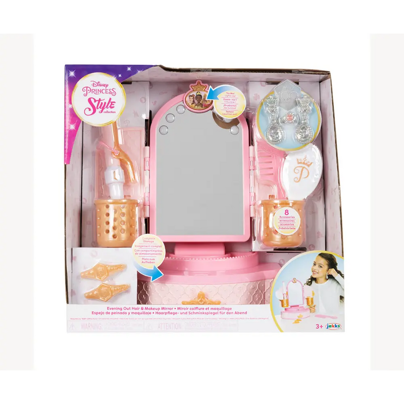 Disney Princess Style Hair & Makeup Mirror Battery Operated