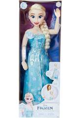 Disney Frozen Playdate Elsa Doll Articulated Figure with Evening Dress and Hair Accessories 32 Inch