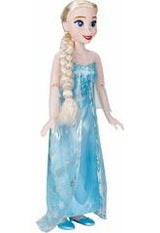 Disney Frozen Playdate Elsa Doll Articulated Figure with Evening Dress and Hair Accessories 32 Inch