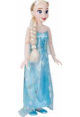 Disney Frozen Playdate Elsa Doll Articulated Figure with Evening Dress and Hair Accessories 32 Inch