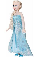 Disney Frozen Playdate Elsa Doll Articulated Figure with Evening Dress and Hair Accessories 32 Inch