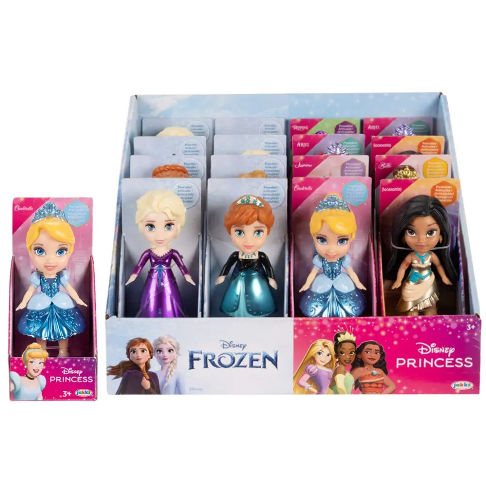Disney Princess & Frozen Mini Toddlers 3 Inch Assortment - Sold per piece