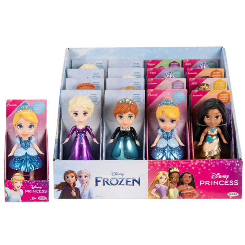 Disney Princess & Frozen Mini Toddlers 3 Inch Assortment - Sold per piece