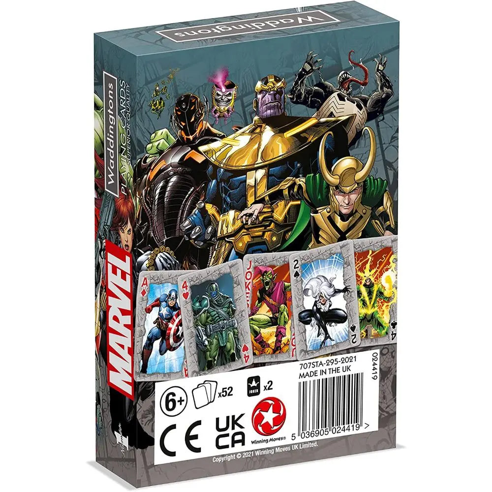 Waddingtons Playing Cards 54 Marvel