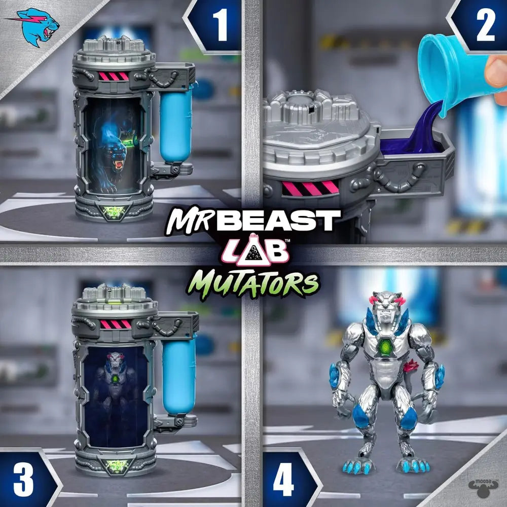 Mrbeast Lab Mutators Mutation Chamber Metalic Panther