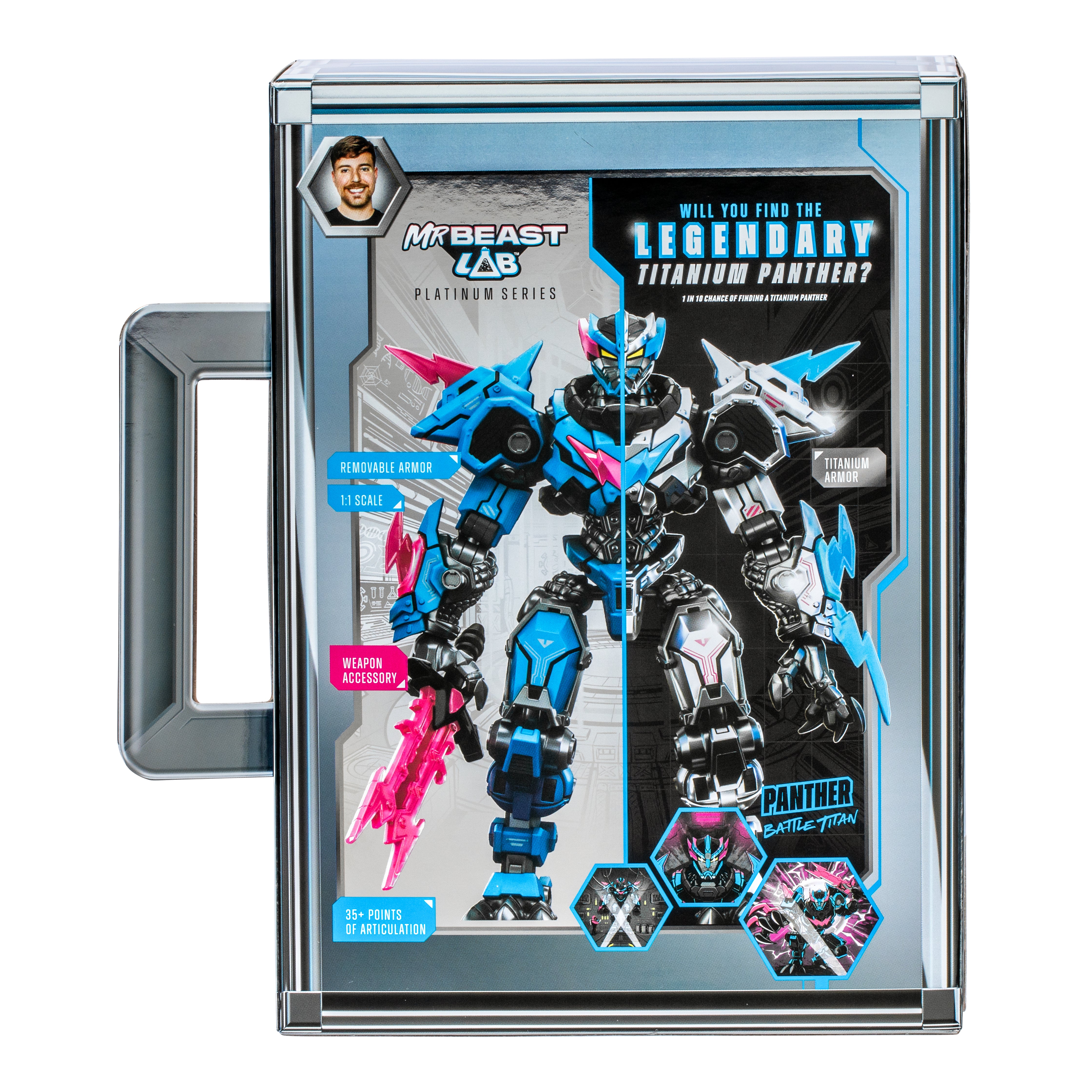 Mrbeast Lab Platinum Series 2 Wave 1 Collectible Figure Panther