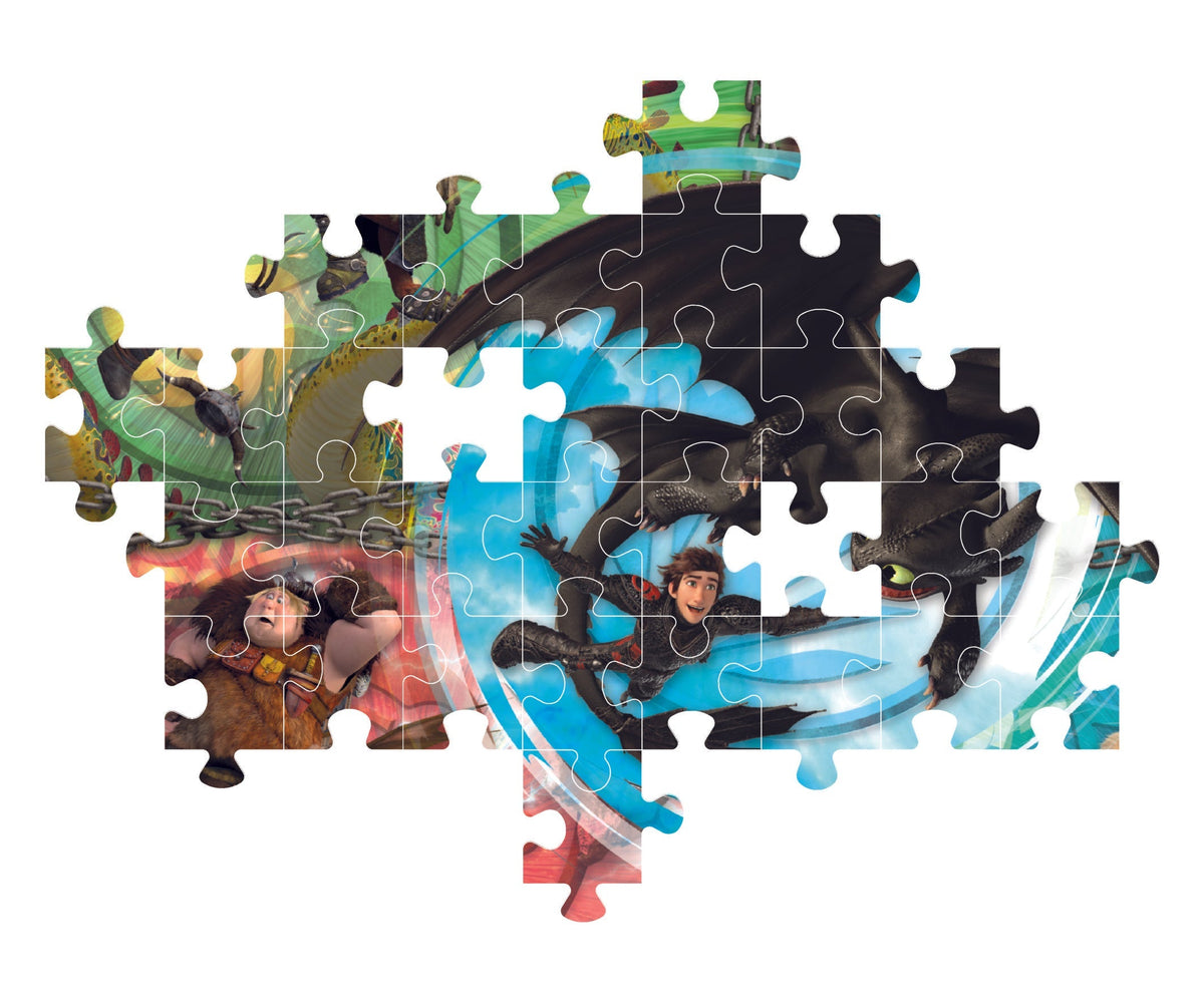 Clementoni 104-pieces Puzzle Dragons Trainer