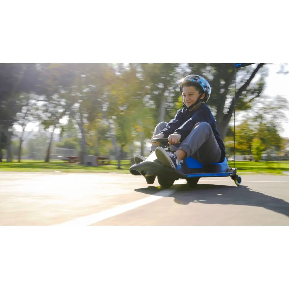 Razor Crazy Cart Shift 2.0 Blue Electric Drifting Go-Kart for Kids 6+