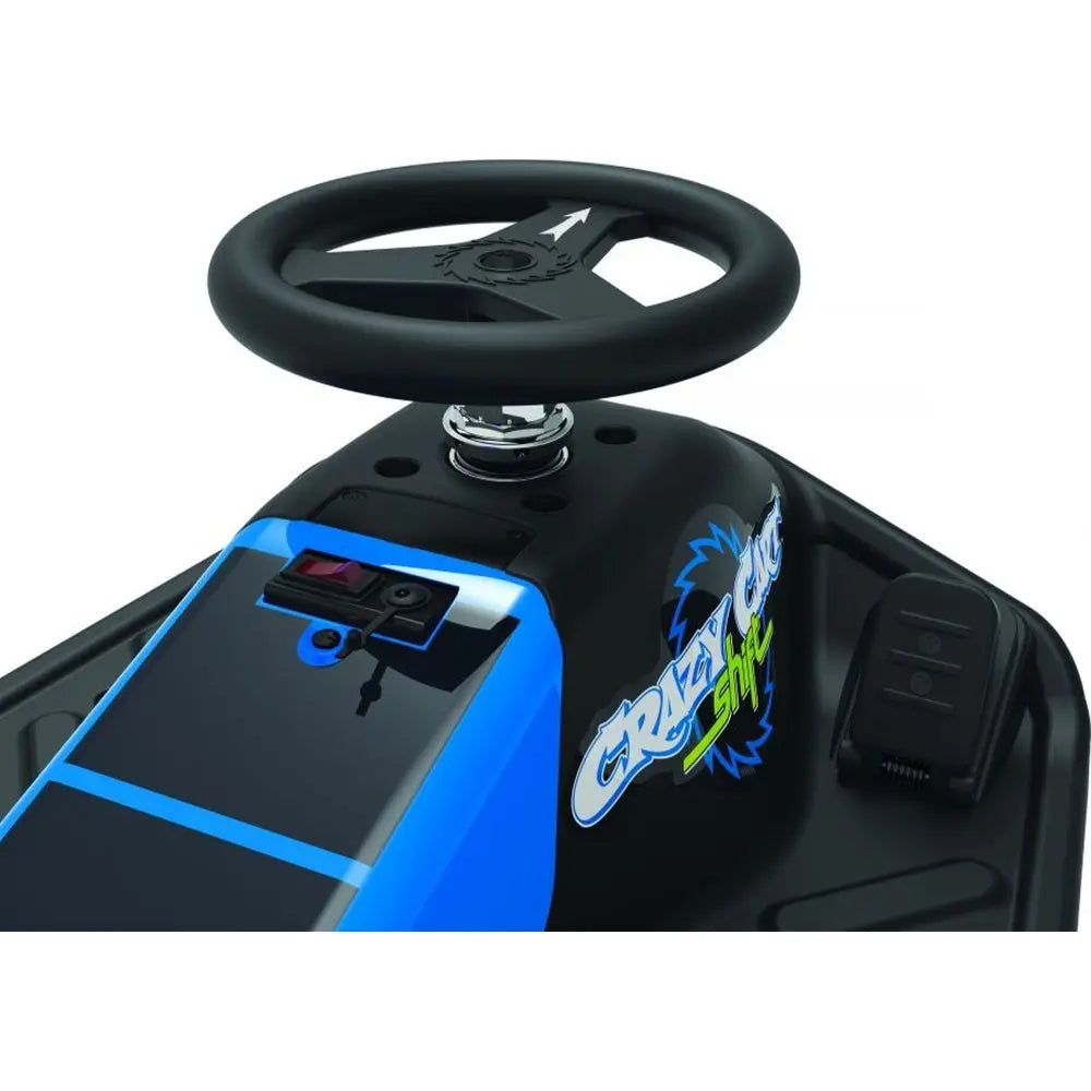 Razor Crazy Cart Shift 2.0 Blue Electric Drifting Go-Kart for Kids 6+