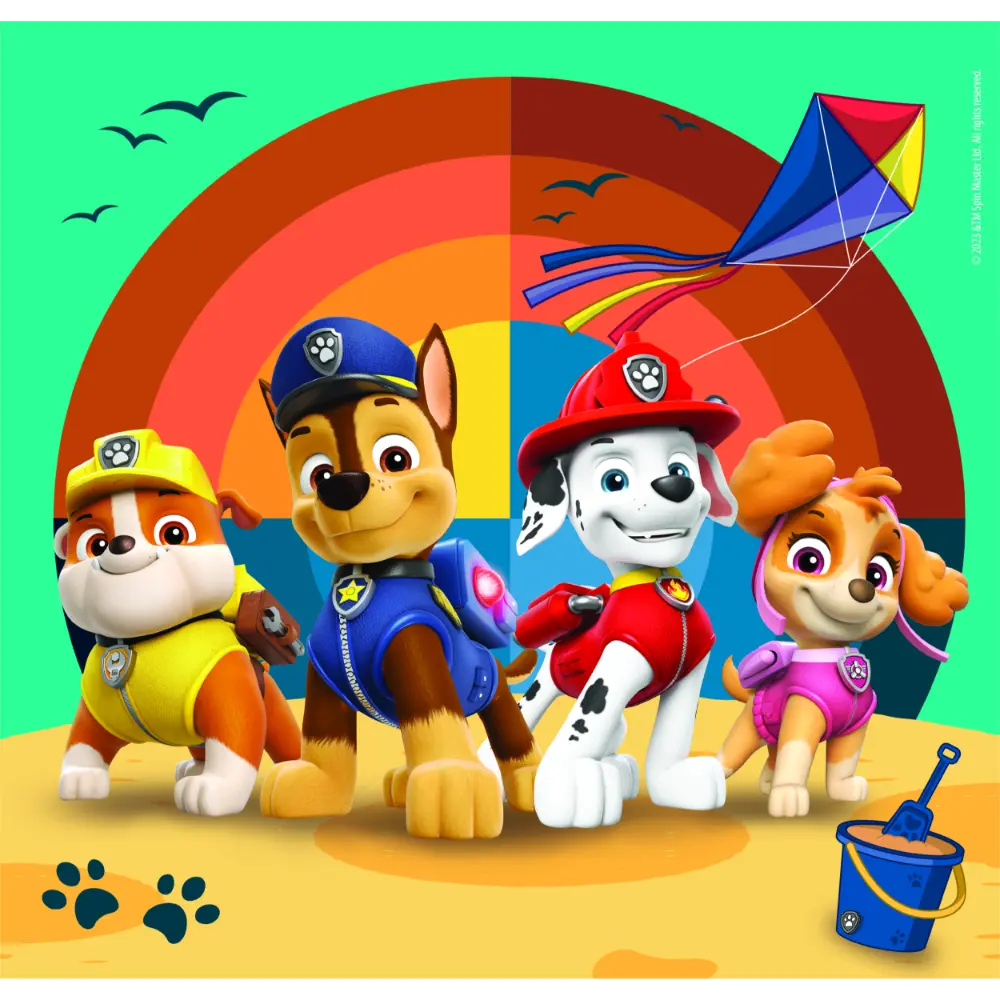 Clementoni Puzzle Paw Patrol Beach 3X48pcs